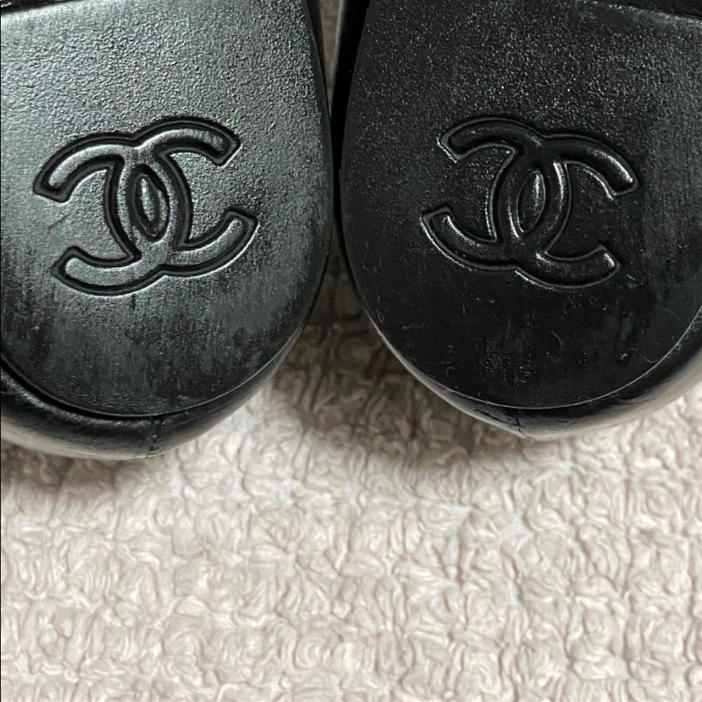 Rare Chanel lucky charms Ballerinas / Mary Jane’s in black - Picture 10 of 10